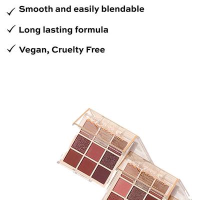 Makeup Revolution Ultimate Nudes Shadow Palette Medium 8.1 gm - Face Palettes
