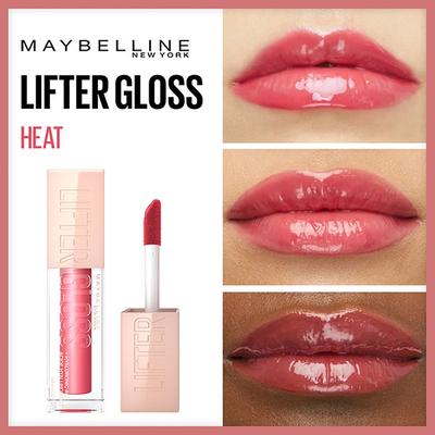 Maybelline New York Lifter Gloss, Hydrating Lip Gloss, Heat 5.4 ml - Lip Glosses