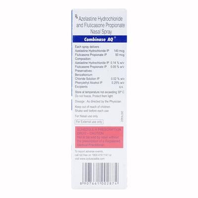 Combinase AQ Nasal Spray 70Md - Nasal Congestion-Nas