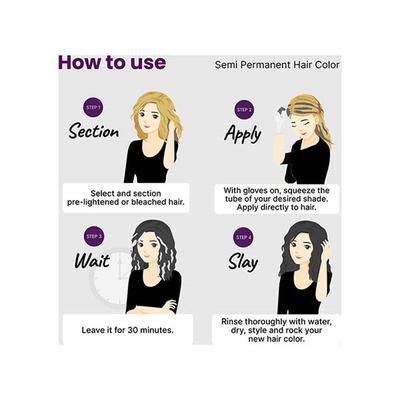 2.Oh! Semi Permanent Hair Color 100 ml each - Charcoal 2's - Crème