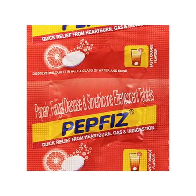 PEPFIZ TASTY ORANGE FLAVOUR Effervescent Tablet 2's - Digestion-Dig