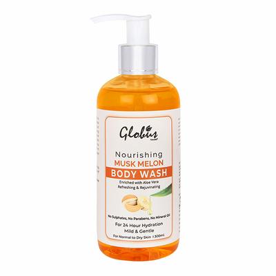 Globus Naturals Nourishing Muskmelon Body Wash 300 ml - Shower Gels & Body Wash