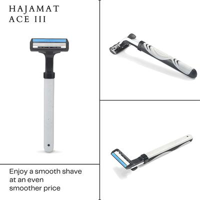 Hajamat Ace 3 Blade Razor , Vitamin E & Aloe Lubricating Strip (1 Razor Handle, 20 Blades) 1's - Razors & Cartridges