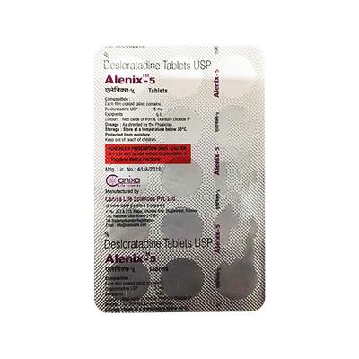 ALENIX 5 Tablet 15's - Allergies-Ant