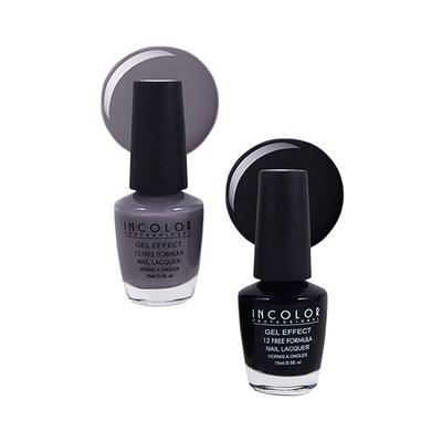 Incolor Gel Effect Matte Nail Polish Combo 04 (23+18) Pack Of 02 15 Ml - Nail Polish