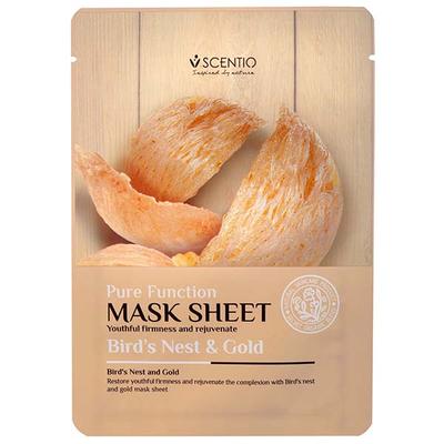 Scentio Organic Bird's Nest & Gold Mask Sheet 30 ml - Sheet Masks