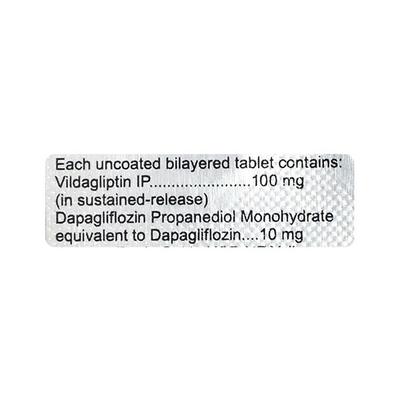 VILPOWER D 100/10 Tablet 10's - Diabetes-Ant