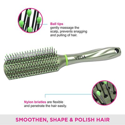 Vega Flat Brush (R13 - FB) 106 gm - Hair Brushes