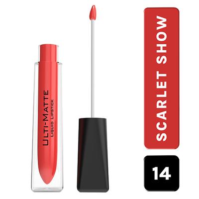 Bella Voste Ulti-Matte Liquid Lipstick Scarlet Show (14) 3.7 Ml - Liquid Lipsticks
