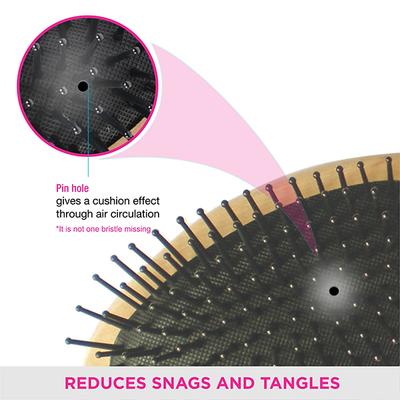 Vega Wooden Cushion Brush (E2 - CBB) 1's - Hair Brushes