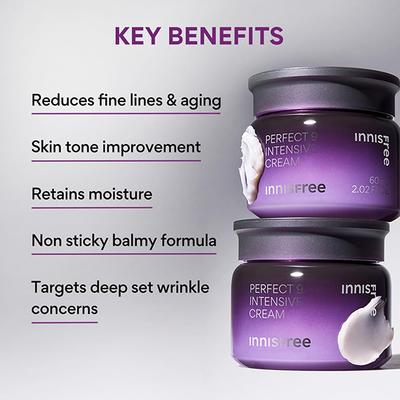 Innisfree Perfect 9 Intensive Anti Aging Cream 60 ml - Face Moisturizers