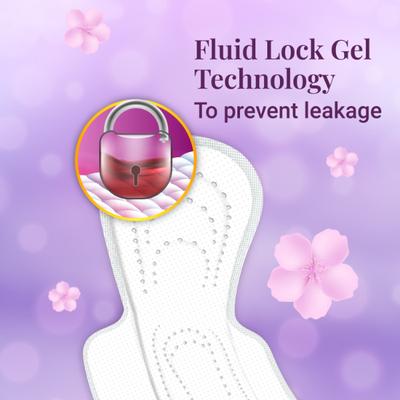 NIINE Ultra Thin Dry Comfort Sanitary Napkins XL+ (320mm) 50's - Sanitary Napkins