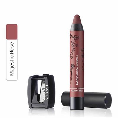 Faces Canada Ultime Pro Matte Lip Crayon Majestic Rose 04 2.5 Gm - Lip Crayons