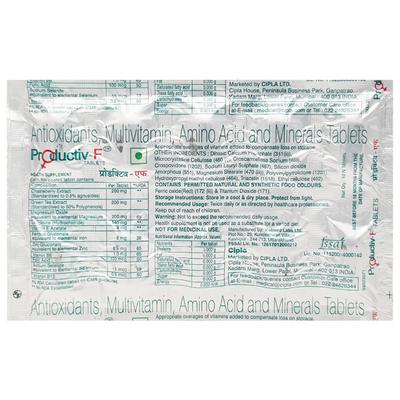 Productiv F Tablet 10'S - Supplements-Sup