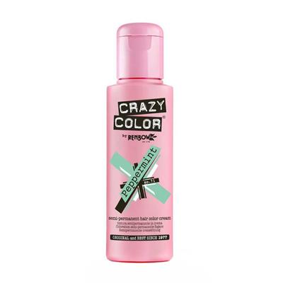 Crazy Color Semi-Permanent Hair Color Cream - Peppermint 100 ml - Crème