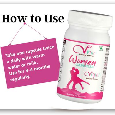 Vigini Women Capsule 30's + Vagina Lubricating Cum Stimulation Gel 100 gm - Sexual Healthcare
