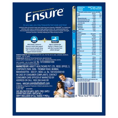 Ensure Powder - Vanilla Flavour 200 gm (Refill Pack) - Daily Health Drinks