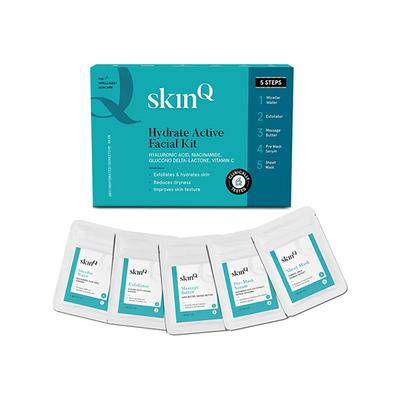 SkinQ Hydrate DIY Active Facial Kit - Single Use 25 ml - Facial Kits