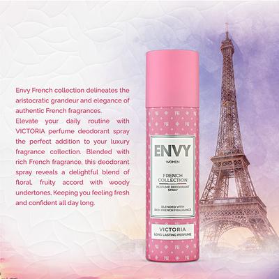 Envy French Victoria Deodorant for Women 120 ml - Women Deodorants/Roll-Ons