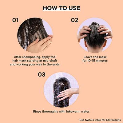 Quench Damage Repair Hair Mask (with Quinoa Protein) 200 ml - Hair Masks & Packs
