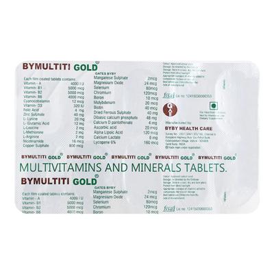 BYMULTITI GOLD Tablet 10's - Supplements-Vam