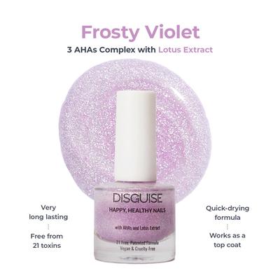 DISGUISE HAPPY HEALTHY NAIL POLISH, Frosty Violet 131 9 ml - Nail Polish