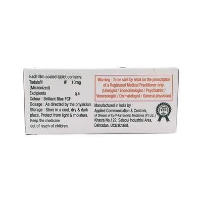 Efil 10mg Tablet 10'S - Impotence/Erectile Dysfunction (Ed)