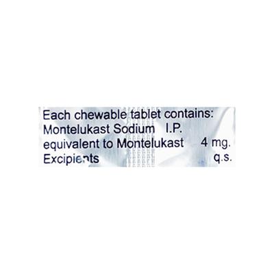 Asthamon 4mg Tablet 10'S - Asthma/COPD-Ast