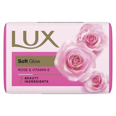 Lux Soft Glow Rose & Vitamin E For Glowing Skin Beauty Soap 100 gm - Soaps