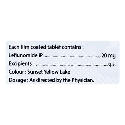 LEFDAC 20mg Tablet 10's - Rheumatoid Arthritis-Dis