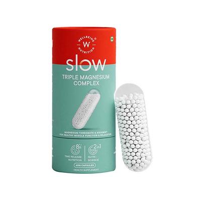 Wellbeing Nutrition Slow Triple Magnesium Complex with Glycinate, Aquamin Citrate (60 Capsules) 1's - Calcium And Minerals