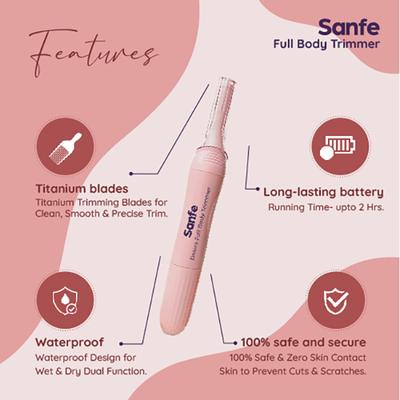 Sanfe Desire Full Body Electric Trimmer - Hair Removal Accessories