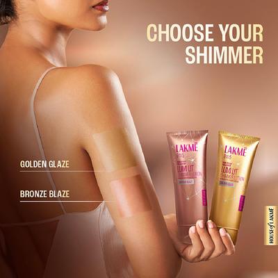 Lakme Lumi Lit Summer Lotion Golden Glaze 100 gm - Face Moisturizers