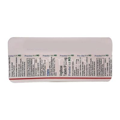 Prandial MD 0.3mg Tablet 10'S - Diabetes-Ant