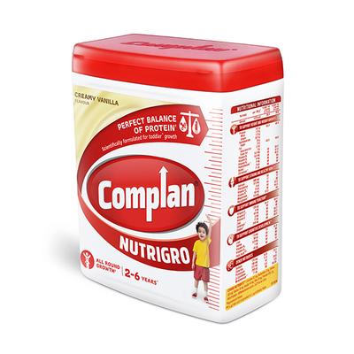 Complan Nutrigro (2-6 Years) Powder - Creamy Vanilla Flavour 400 g (Jar) - Kids Nutrition