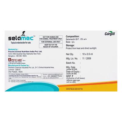 SELAMEC 6% (VET) SPOT ON Liquid 10x0.5ml - Veterinary-Pharma