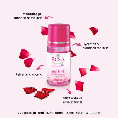 Rosa Gulab Jal Rose Water 60 ml - Toners