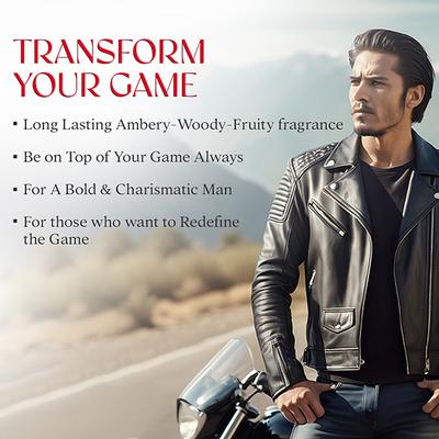 Nisara Game Changer Perfume Long-Lasting Fragrance Ambery Woody Fruity Eau De Parfum 50 ml - Men Perfumes (Edt/Edp)