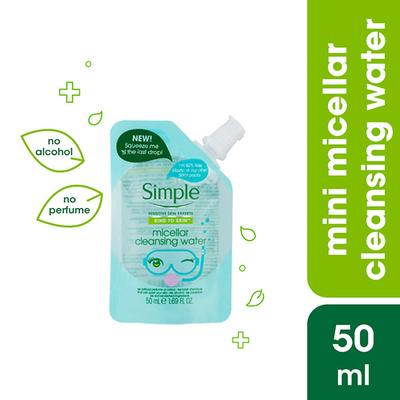 Simple Kind To Skin Micellar Cleansing Water 50 ml - Toners