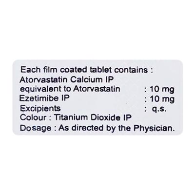 Orvas EZ 10mg Tablet 10'S - High Cholesterol-Dys