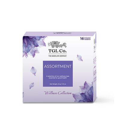TGL Co. Wellness Collection Tea Bag - Assortment 16's - Herbal/Green Teas