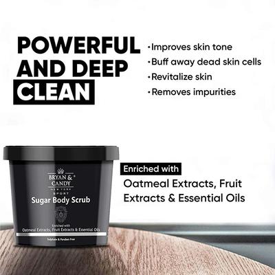 Bryan & Candy Lion Series Sugar Body Scrub 100 gm - Scrubs & Exfoliants