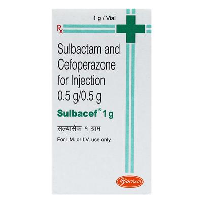 SULBACEF 1gm Injection 1's - Bacterial Infections-Cep