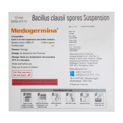 MEDOGERMINA Oral Suspension 5ml - Bacterial Infections-ABC
