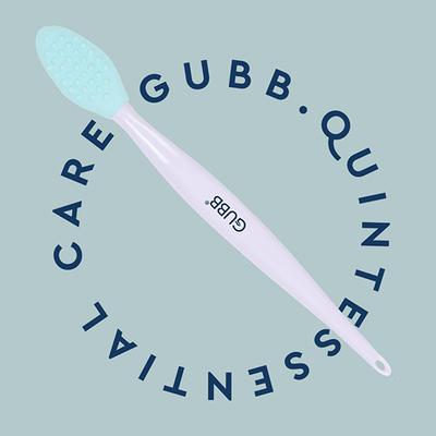 GUBB Silicone Lip Scrubber for Soft, Smooth & Fuller Lips, Dual Sided - 2 Lip Exfoliating Brush 1's - Lip Scrubs