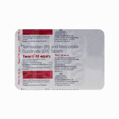 Tsart M 40/25mg Tablet 10'S - Hypertension-Ana