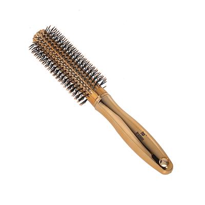 Bronson Professional Golden Round Hair Brush for Adding Quick Curls, Volume and Waves in Hair 1's - Hair Brushes