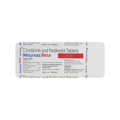 Nexovas Beta Tablet 10'S - Hypertension-Bet