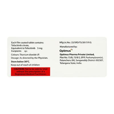 TOFAHENZ 5 Tablet 10's - Rheumatoid Arthritis-Dis