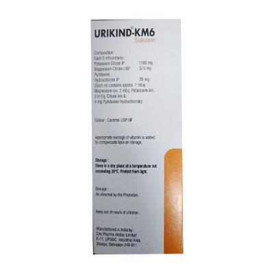 Urikind KM6 Sugar Free Solution 200ml - Kidney Disease/Stones-Oth